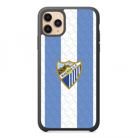Funda Móvil Malaga CF Logo Azul Blanca